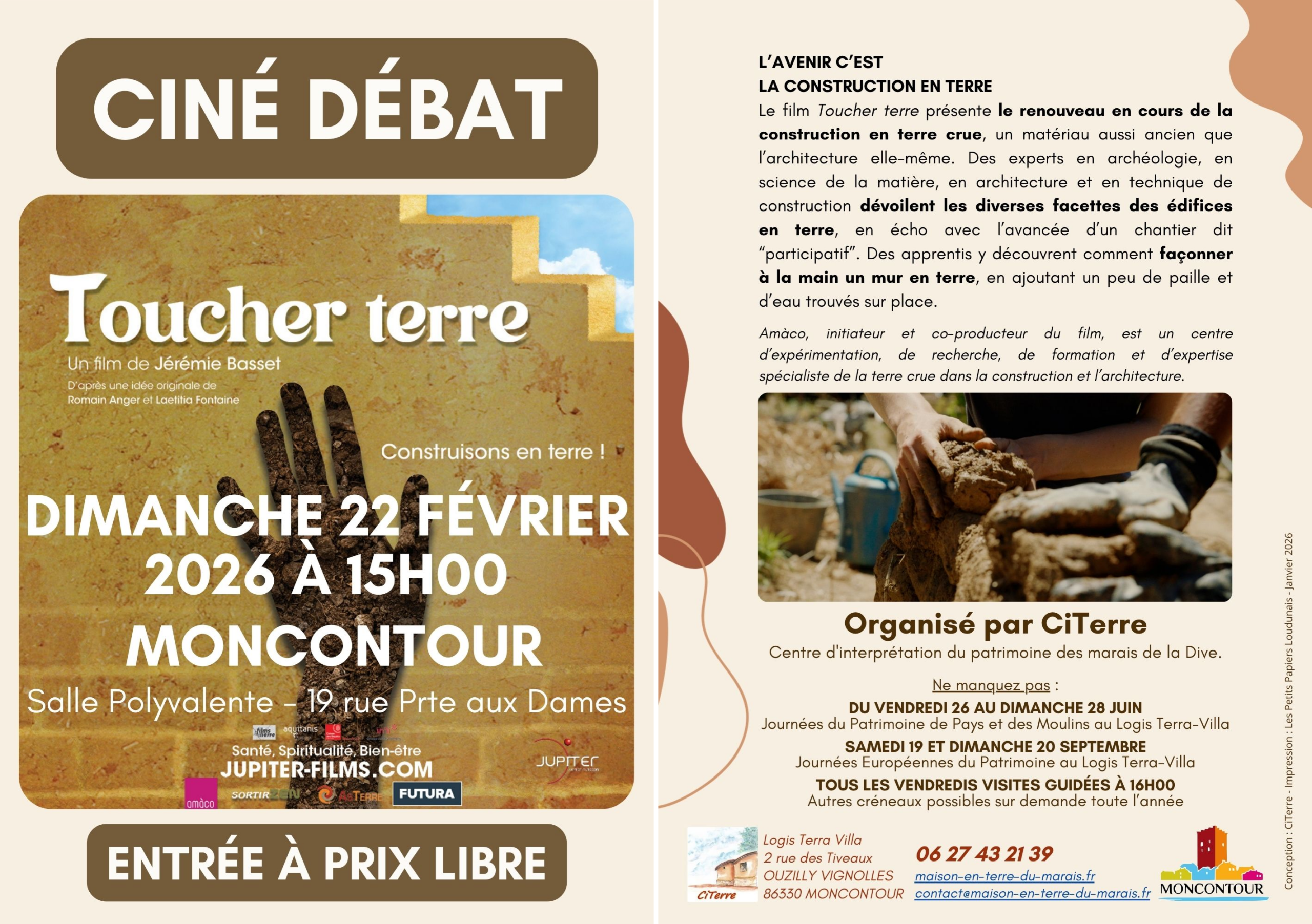 Ciné débat Toucher Terre